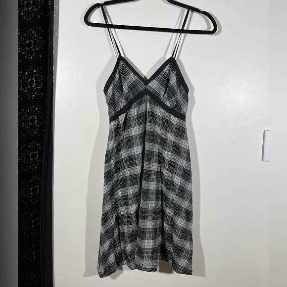 finn & clover Dresses & Skirts - Vintage Y2k plaid grunge dress